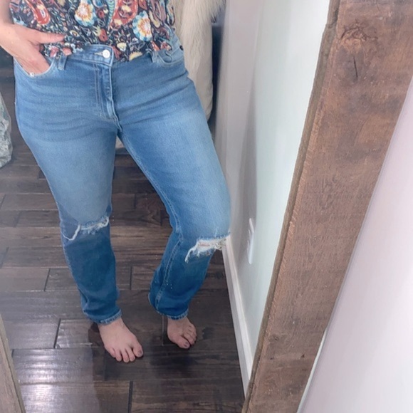 Kancan jeans high rise size 13/30 distressed - Picture 1 of 8